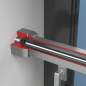 Preview: Fenstergitter abnehmbar 30x30mm / Höhe 900 - 1599mm / 3 Gurte